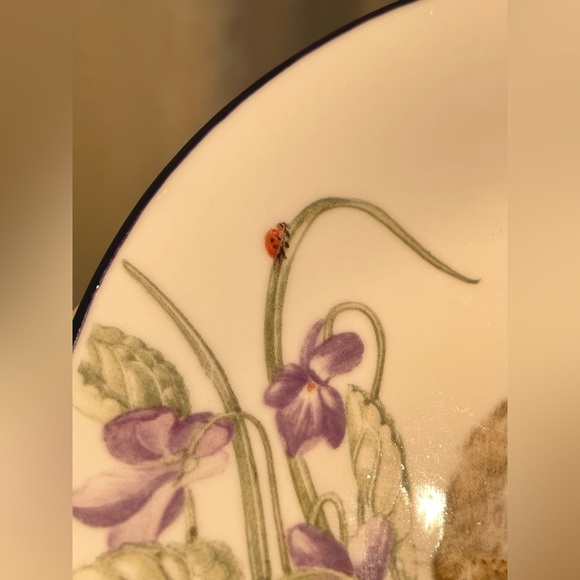 Royal Kendal English Rabbit Plate The Sheila Mannes Abbott Collection 4.75"W Fin - Picture 9 of 11